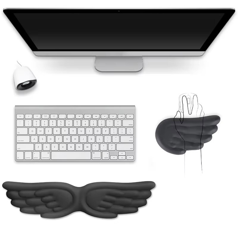 Gaming Keyboard Ergonomics - Poggiapolsi per tastiera e mouse, poggiapolsi