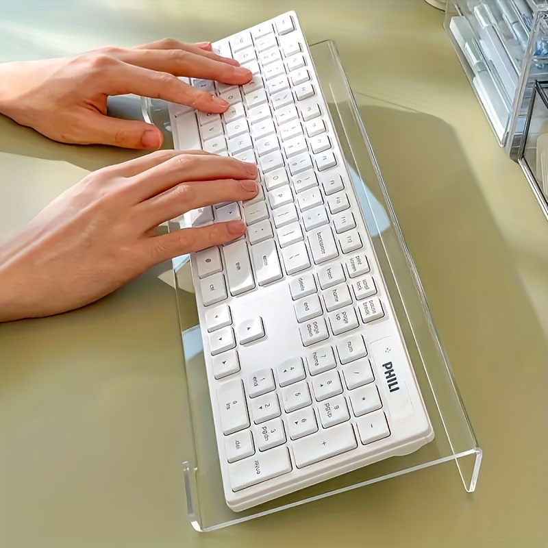 Gaming Keyboard Ergonomics - Supporto per tastiera in acrilico, organizer