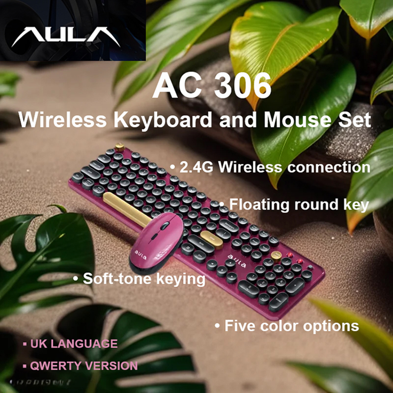 Gaming Keyboard And Mouse For Xbox - AULA AC306 Tastiera e mouse wireless