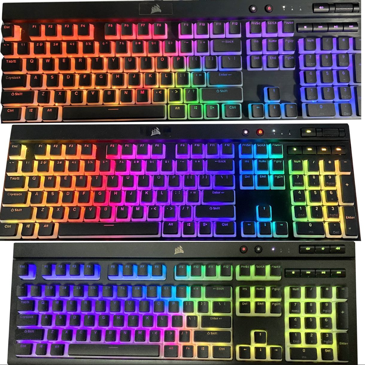 Gaming Keyboard Corsair - Copritasti Pudding Corsair traslucido Copritasto PBT