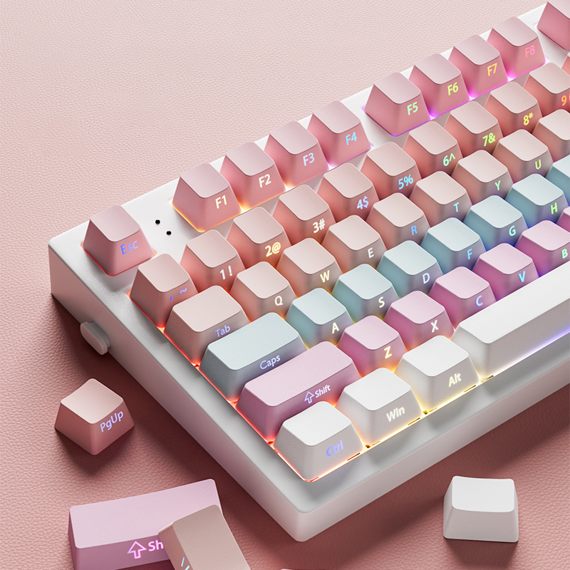 Gaming Keyboard Brands - Babysbreath Stampa laterale Shine Through Keycap