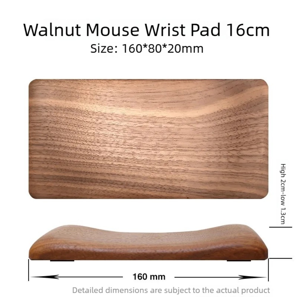Wrist Rest Wood - Supporto per tastiera in legno massello
