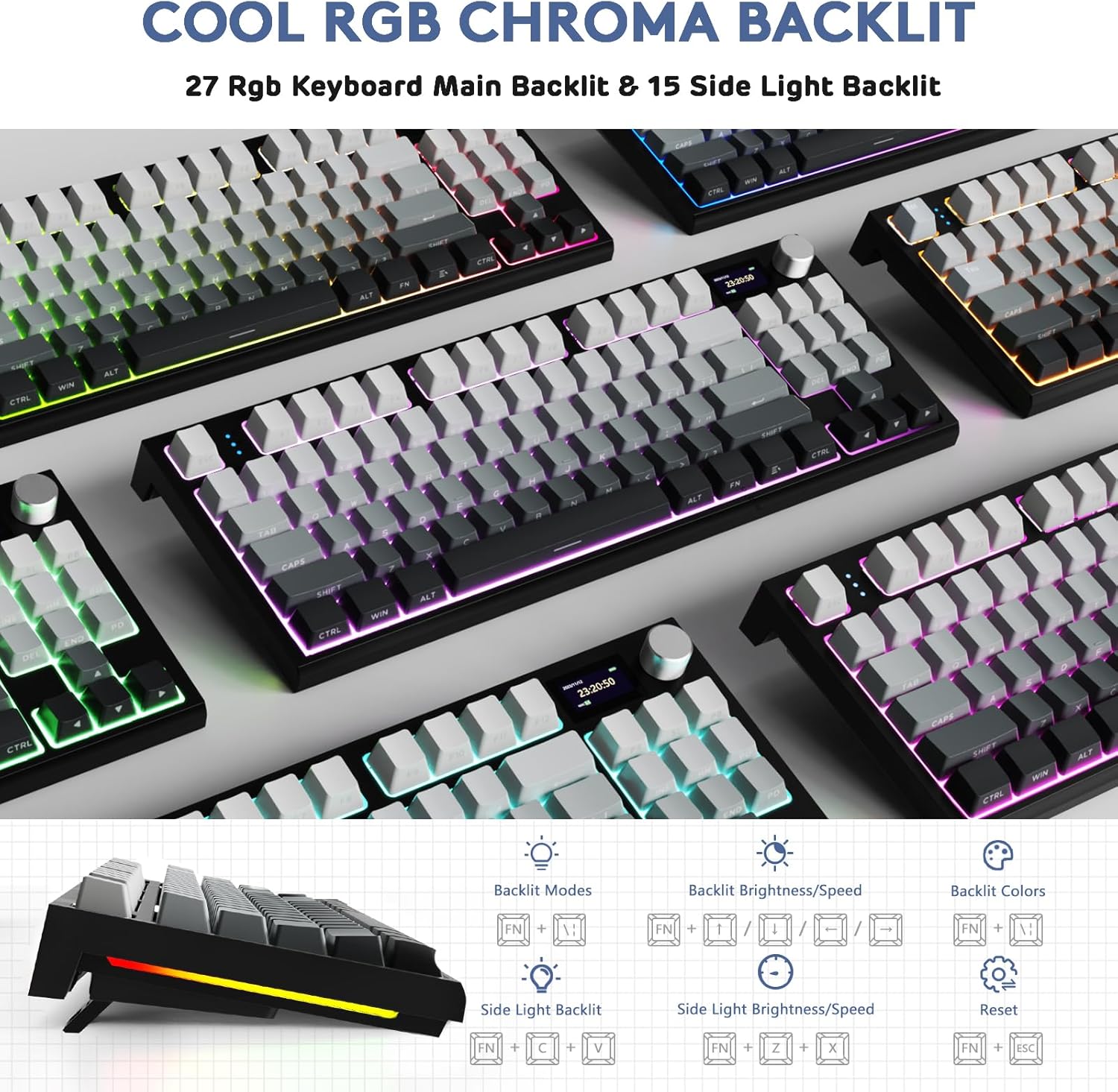 ATTACK SHARK K86 RGB Tastiera  - Gaming Keyboard Corsair recensione e prezzo