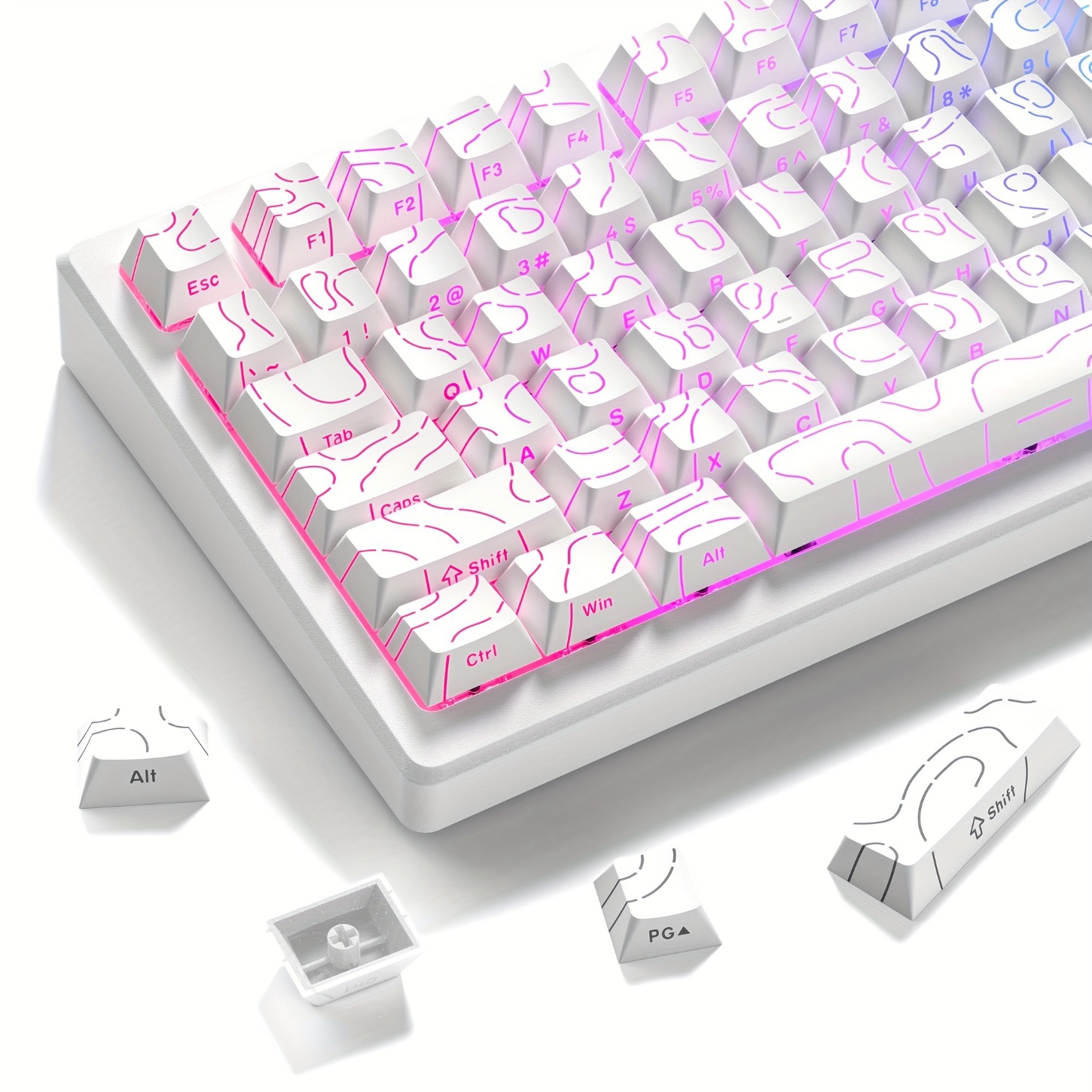 2026 Tasti PBT Contour Line 97 - Gaming Keyboard Magnetic Switches recensione e prezzo